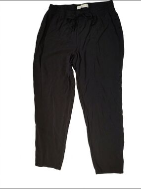 Abercrombie And Fitch Black Pull On Joggers Medium Like New